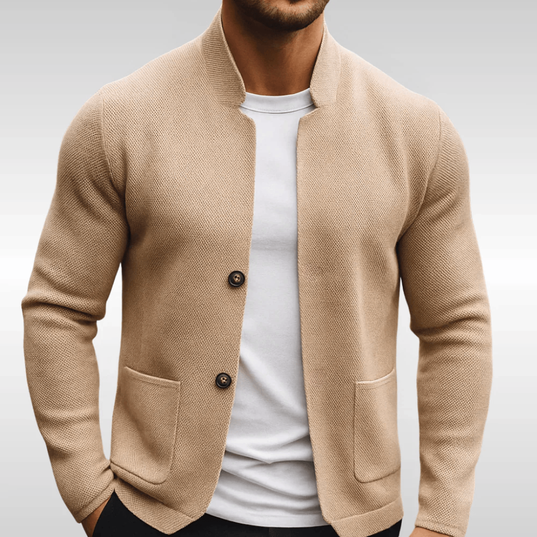 León | Chaqueta de punto elegante