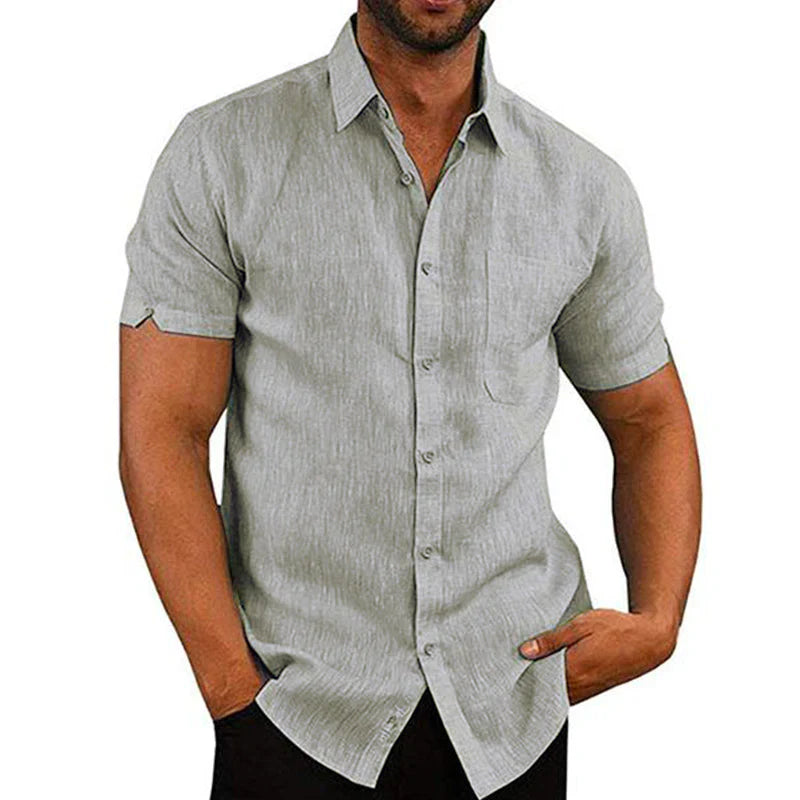Bryson | Camisa de Algodón y Lino
