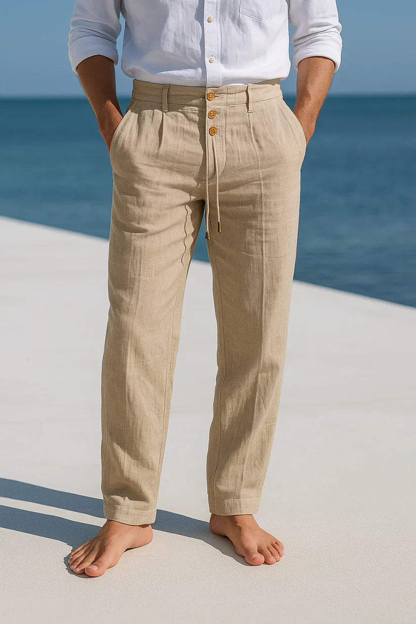 Fiago | Pantalones de Lino Ligeros para Verano