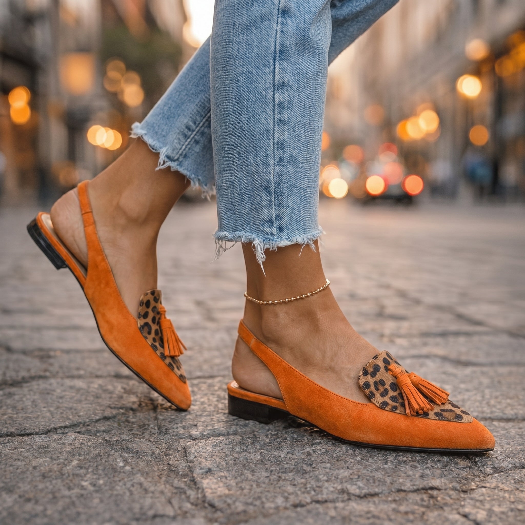 Élodie | Sandalias Elegantes con Colgantes