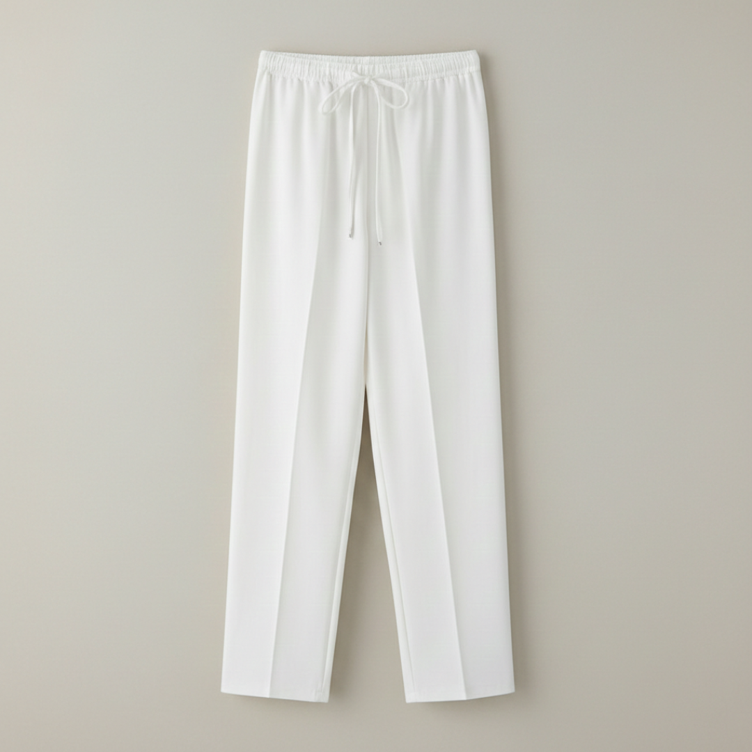 Cádiz | Pantalón lino holgado con cintura