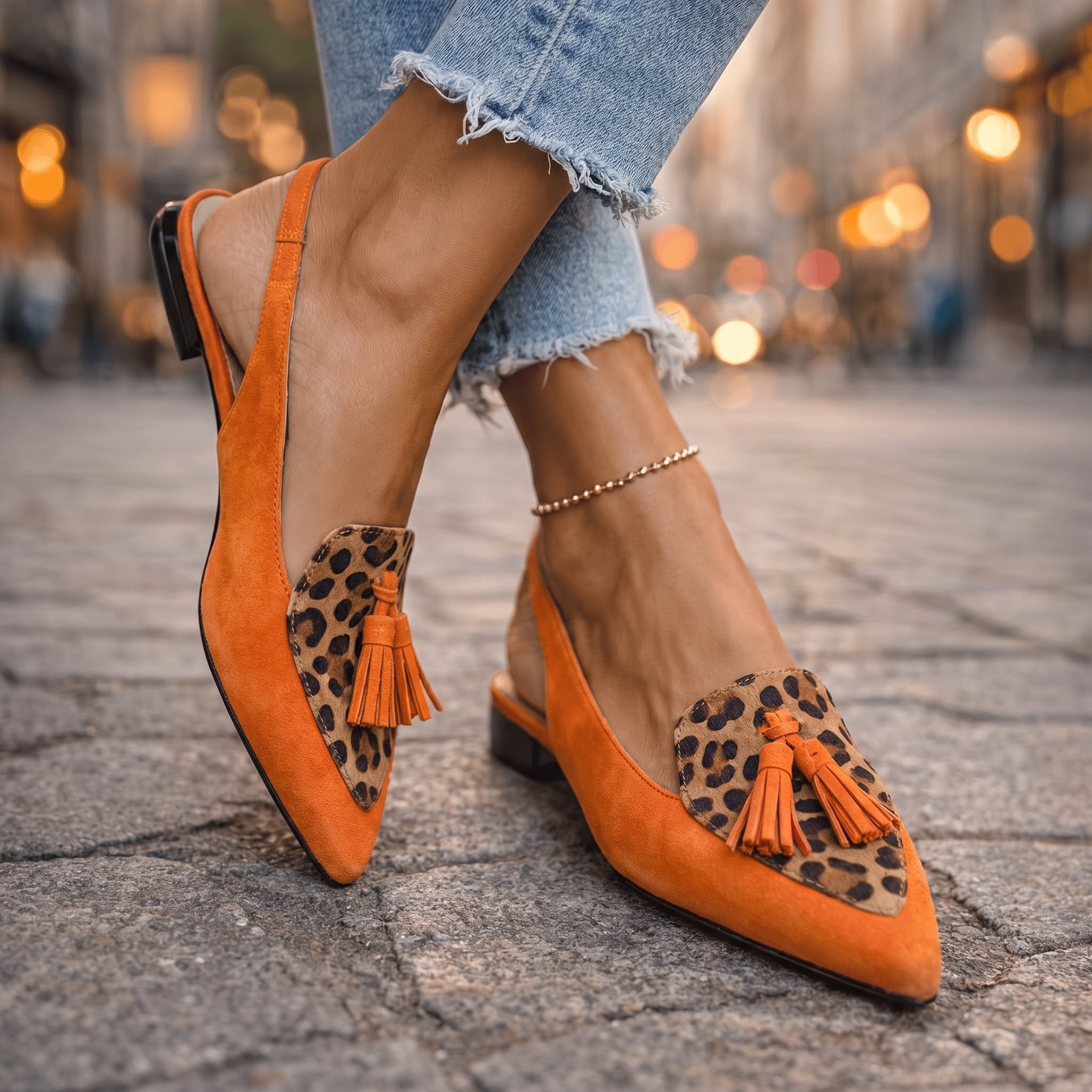 Élodie | Sandalias Elegantes con Colgantes
