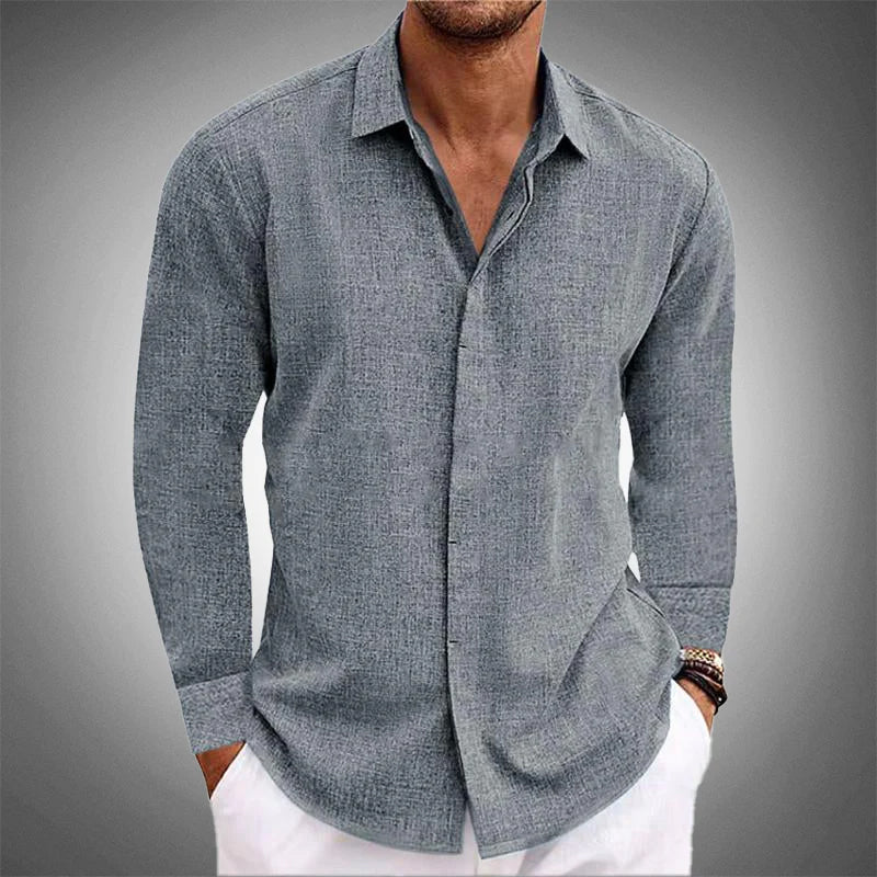 Roberto | Camisa Manga Larga Elegante y Casual
