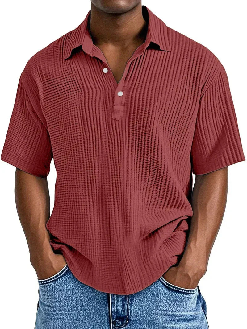 Sergio | Camisa Texturizada de Algodón