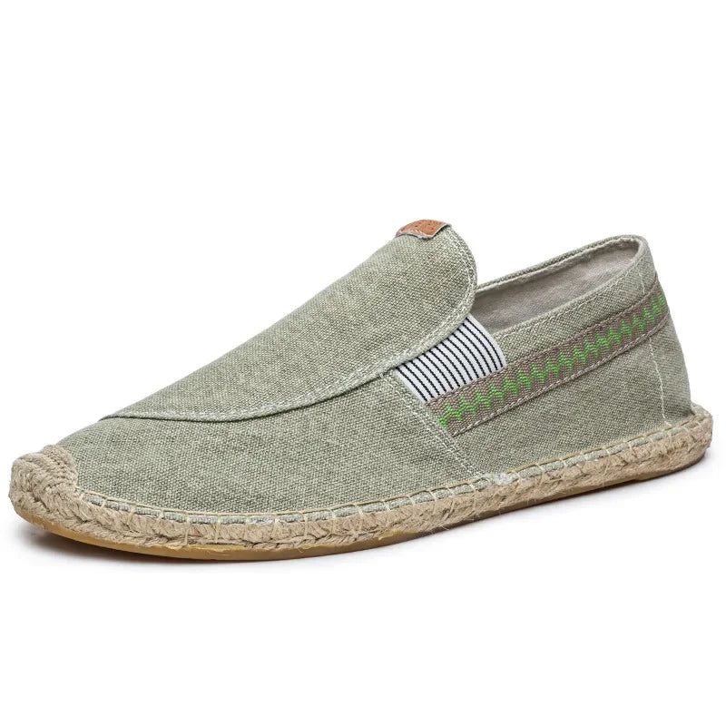 Manuel™ - Alpargatas verdes con diseño limpio y exclusivo