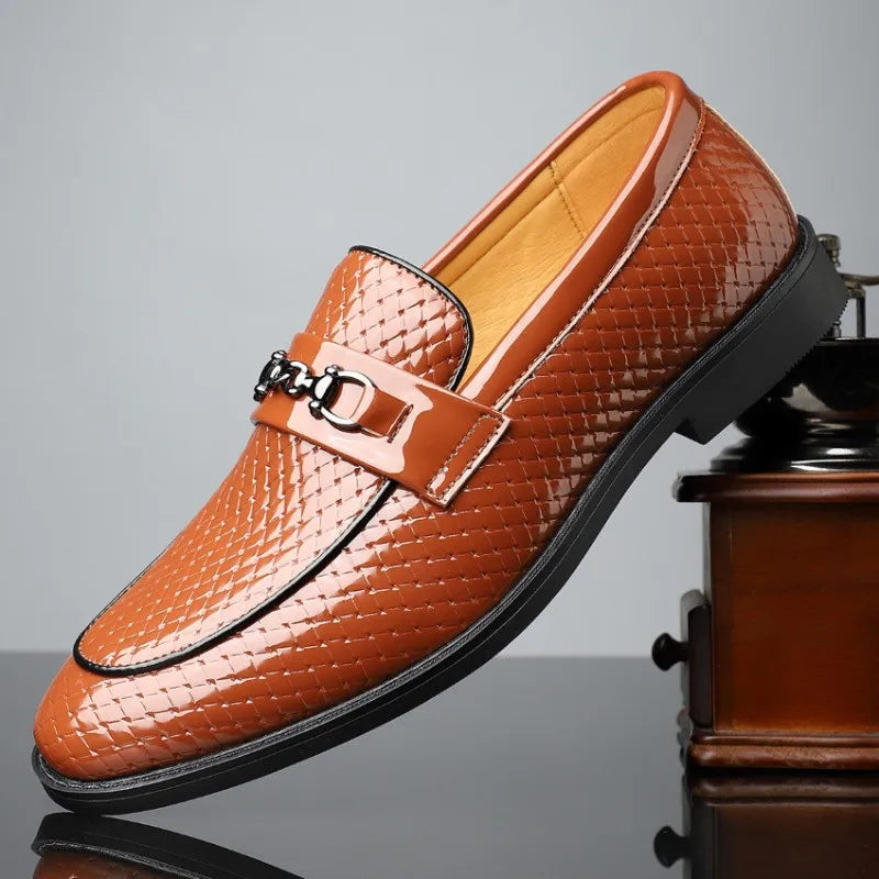 Alain™ - Mocasines de piel cosidos a mano con estilo europeo