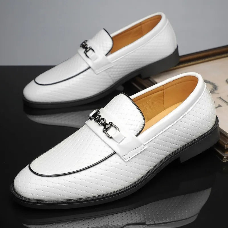 Alain™ - Mocasines de piel cosidos a mano con estilo europeo