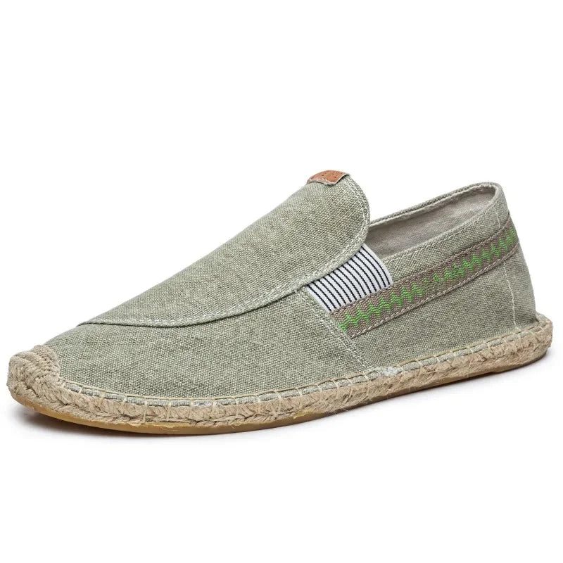 Manuel™ - Alpargatas verdes con diseño limpio y exclusivo