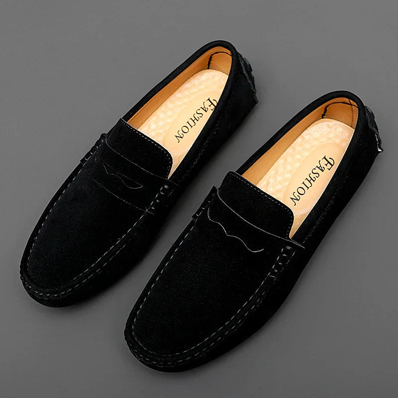 Camilo™ - Mocasines de ante de confort premium