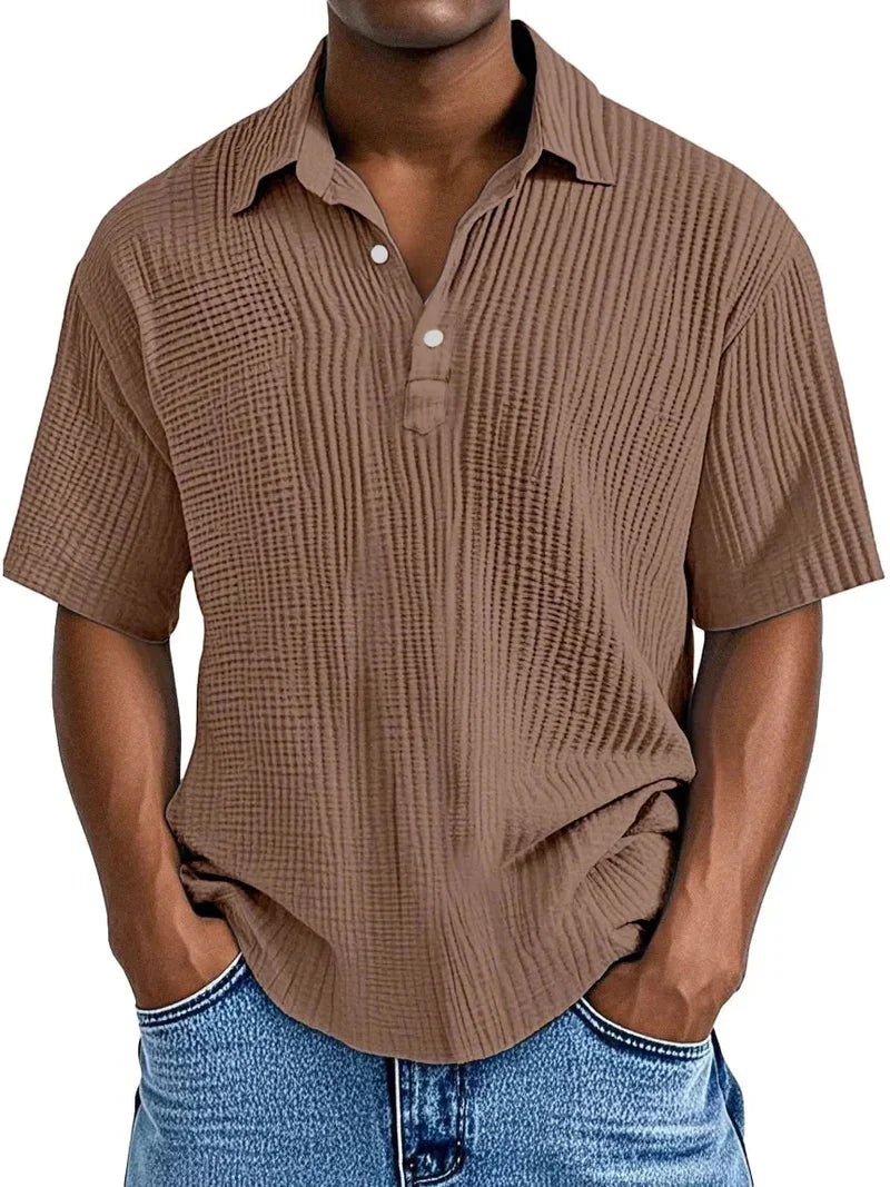 Sergio | Camisa Texturizada de Algodón