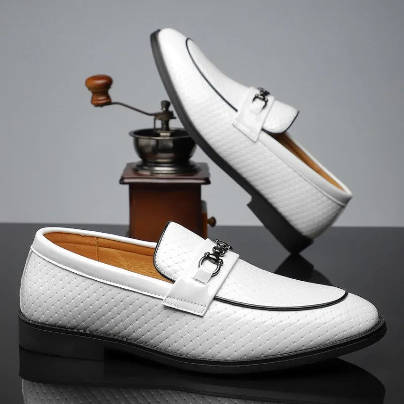 Alain™ - Mocasines de piel cosidos a mano con estilo europeo