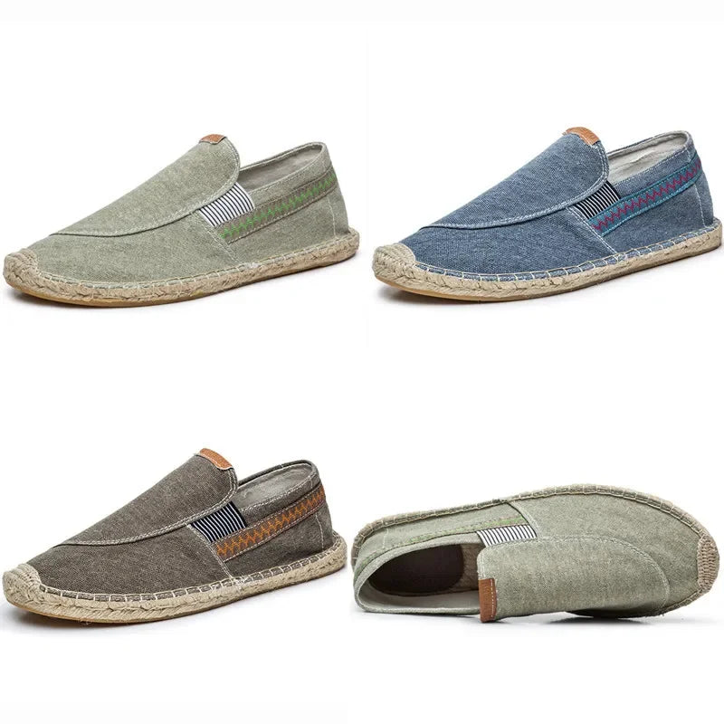 Manuel™ - Alpargatas verdes con diseño limpio y exclusivo
