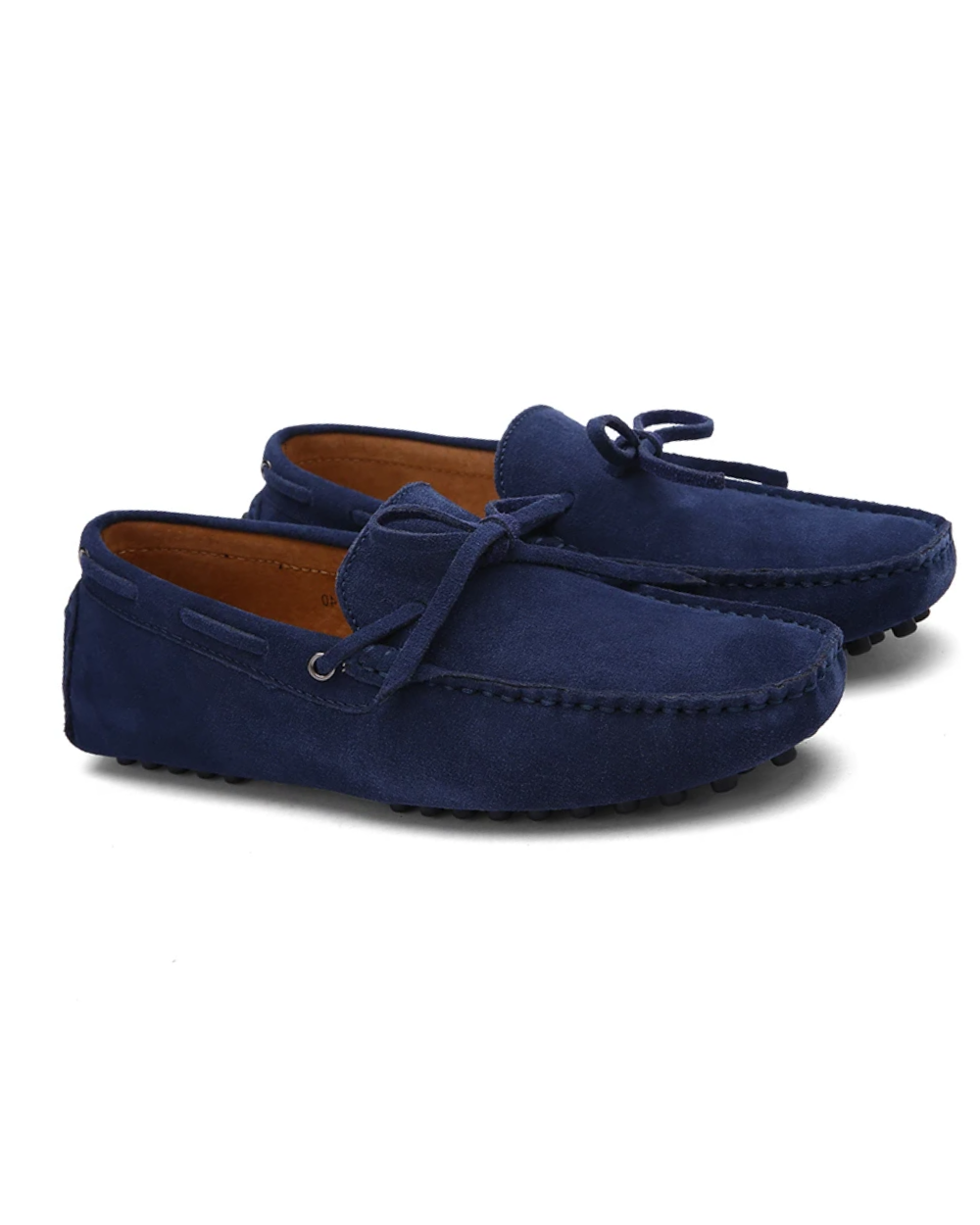 Davide™ - Mocasines casuales de ante con acabado fino