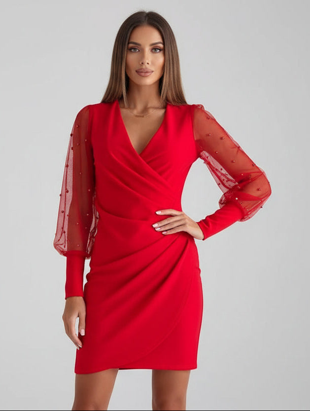 YAMAY™- VESTIDO CON PERLAS