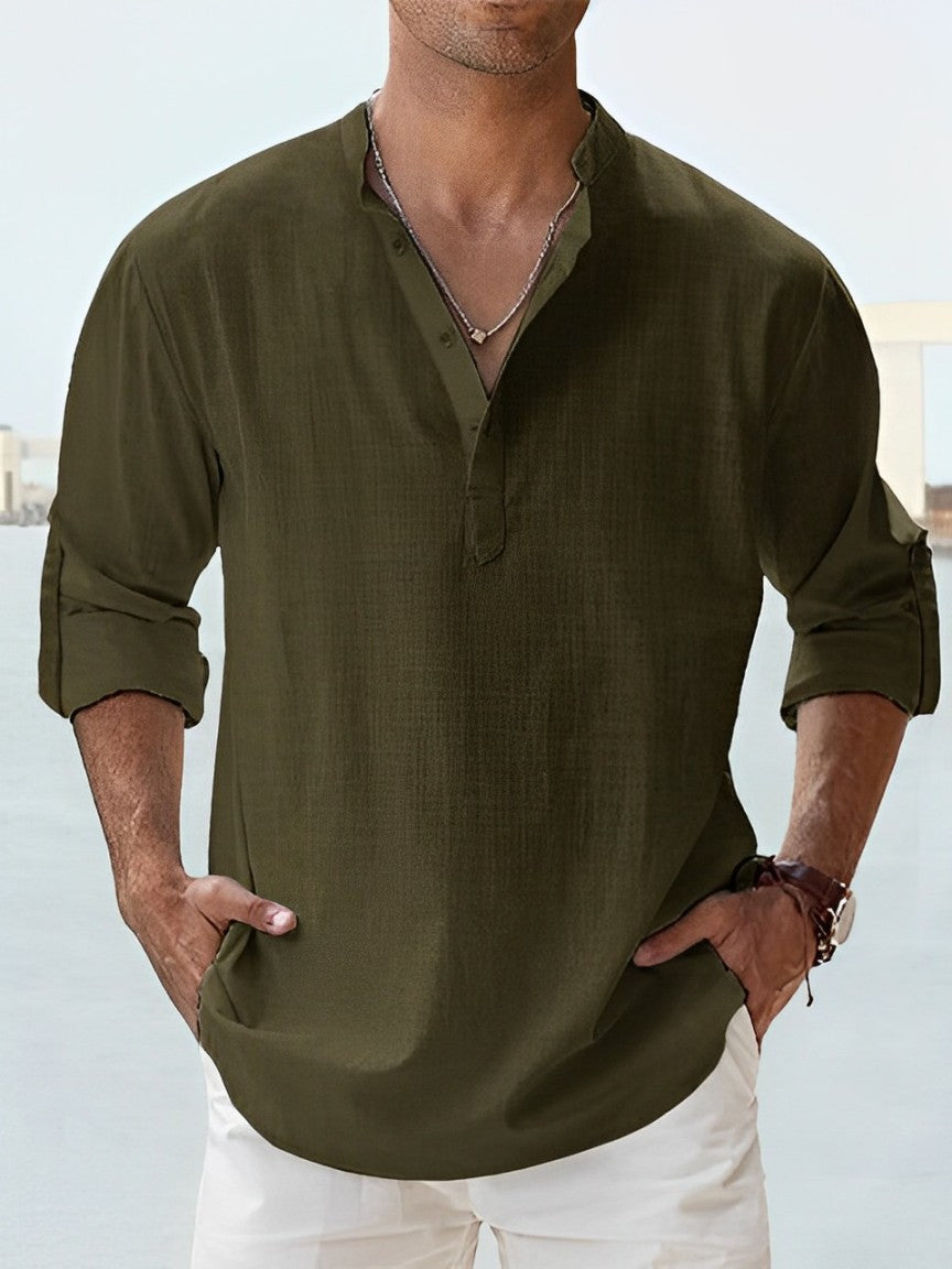 Evan - Camisa elegante de Lino