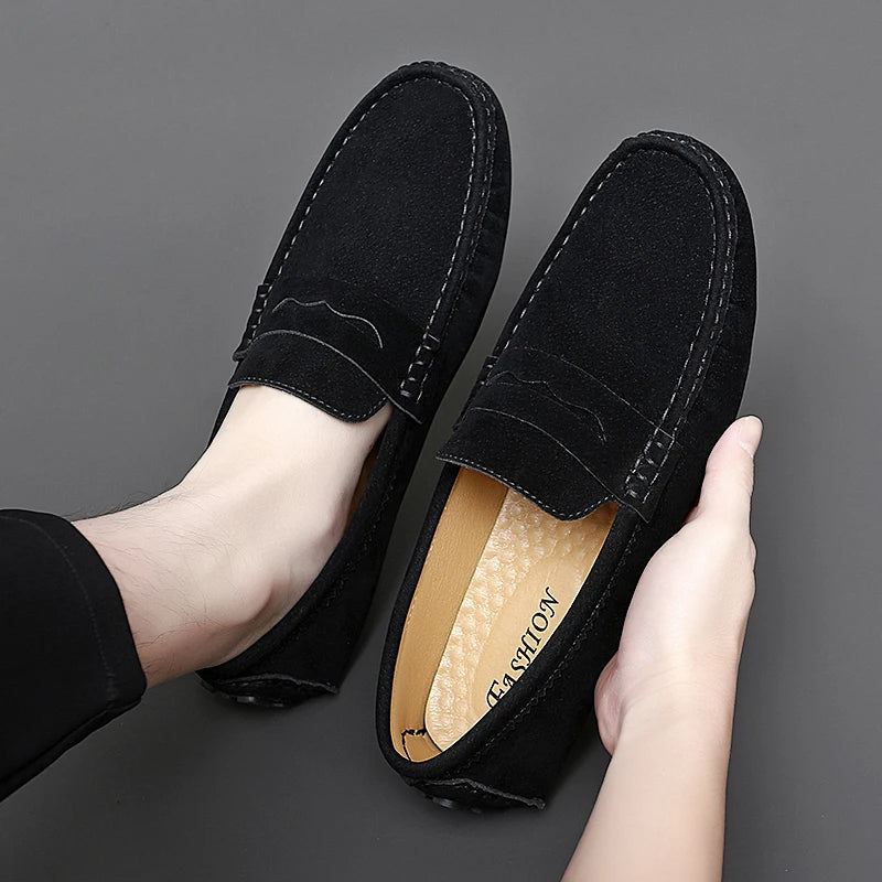 Camilo™ - Mocasines de ante de confort premium