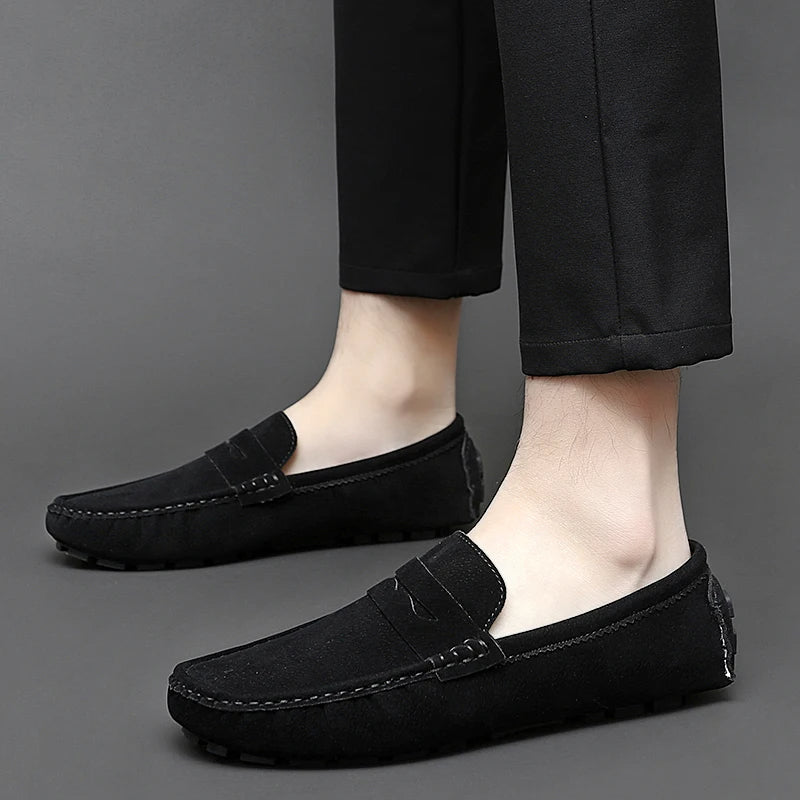 Camilo™ - Mocasines de ante de confort premium