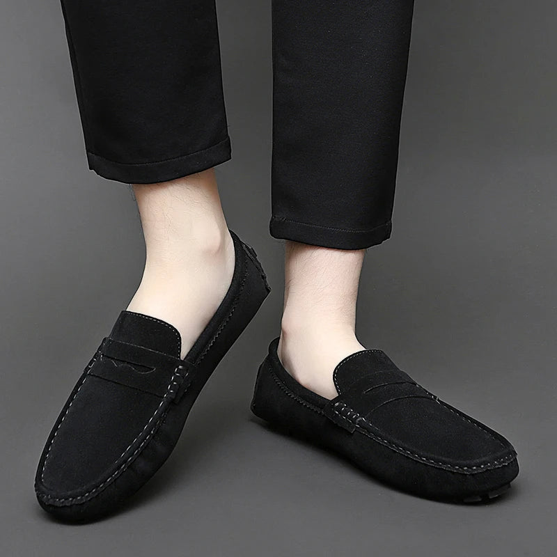Camilo™ - Mocasines de ante de confort premium
