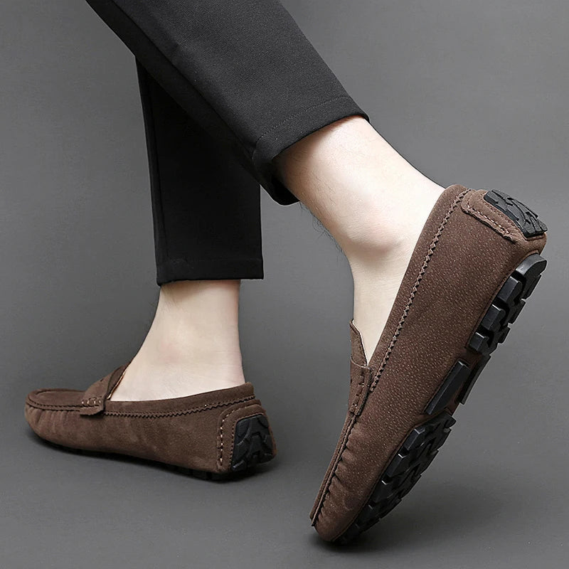 Camilo™ - Mocasines de ante de confort premium