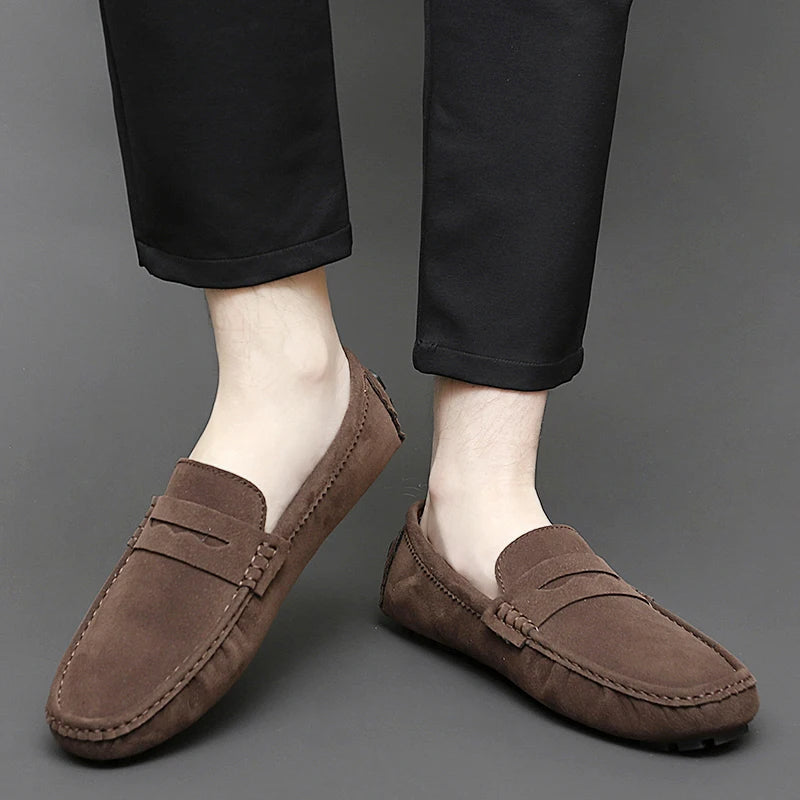 Camilo™ - Mocasines de ante de confort premium