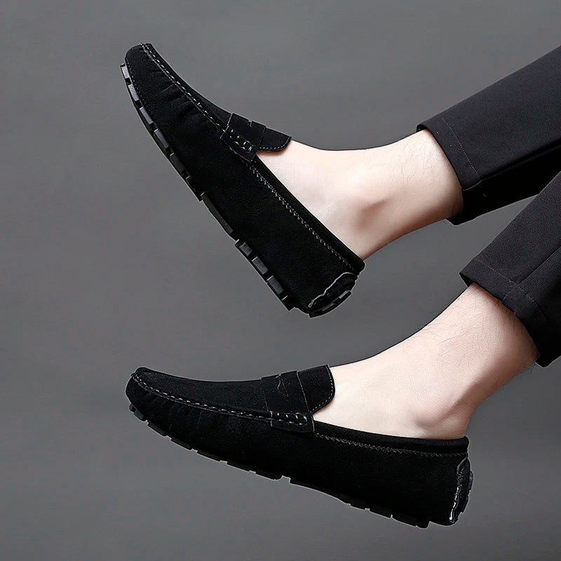 Camilo™ - Mocasines de ante de confort premium