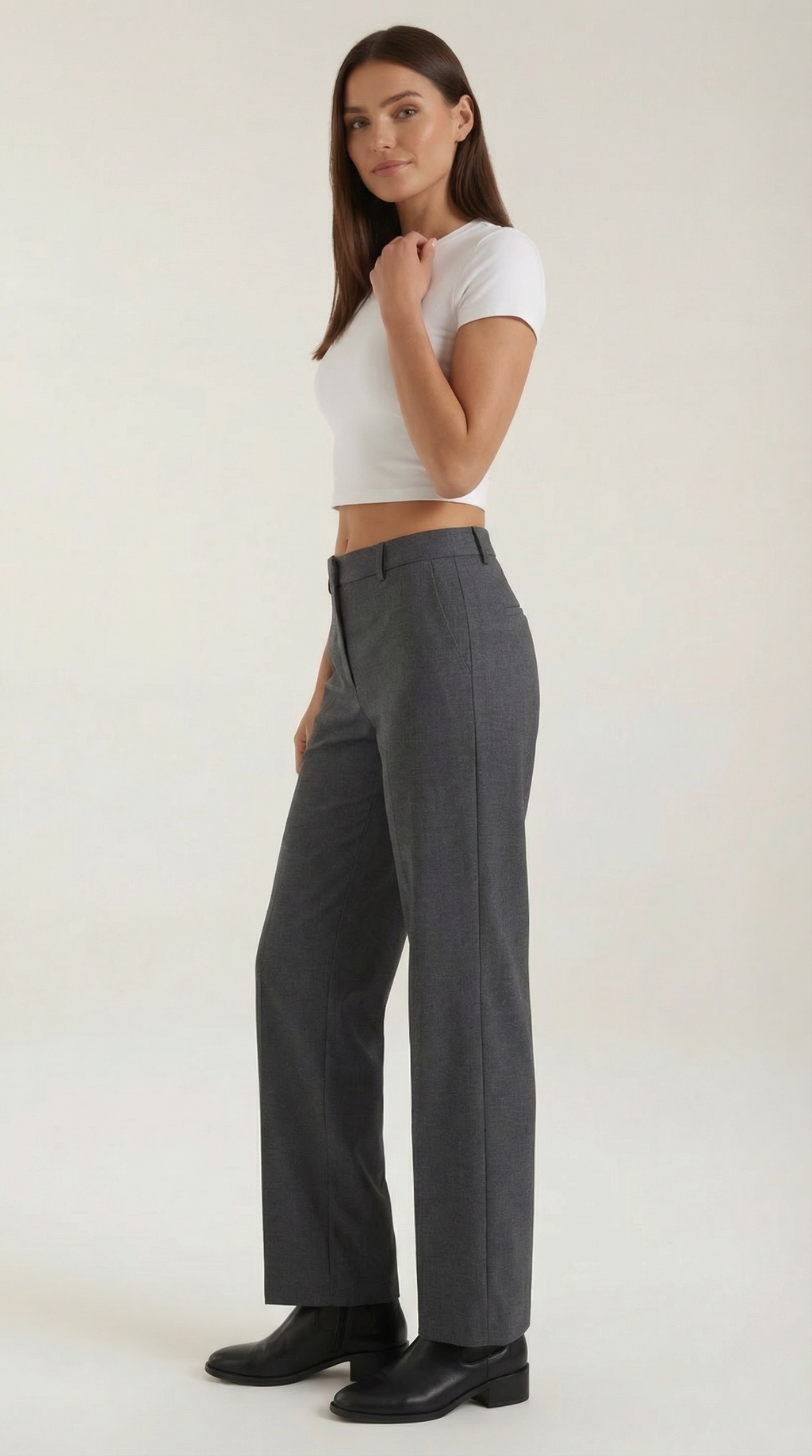 Pantalon Plisado Recto Dorothy