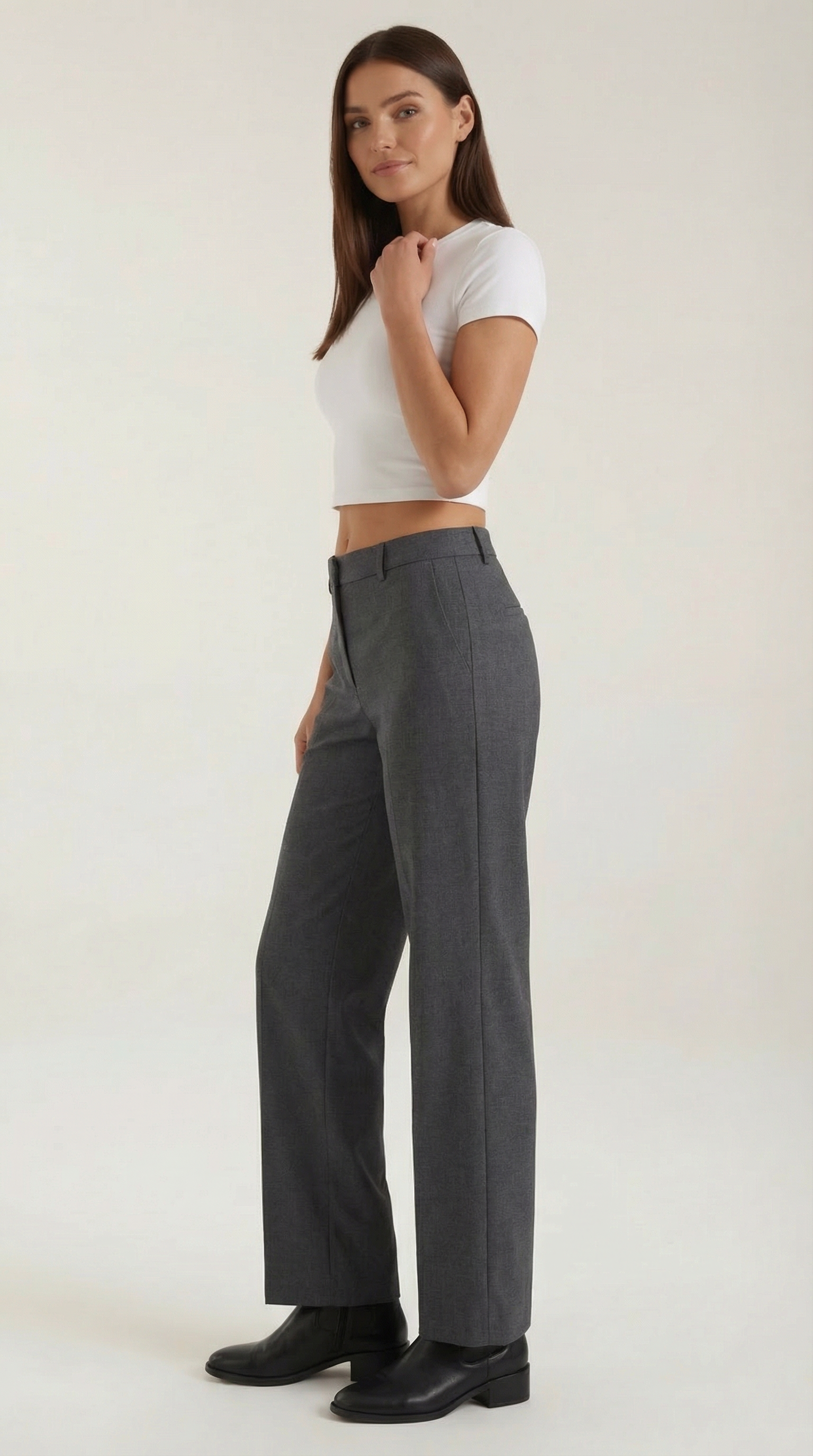 Pantalon Plisado Recto Dorothy