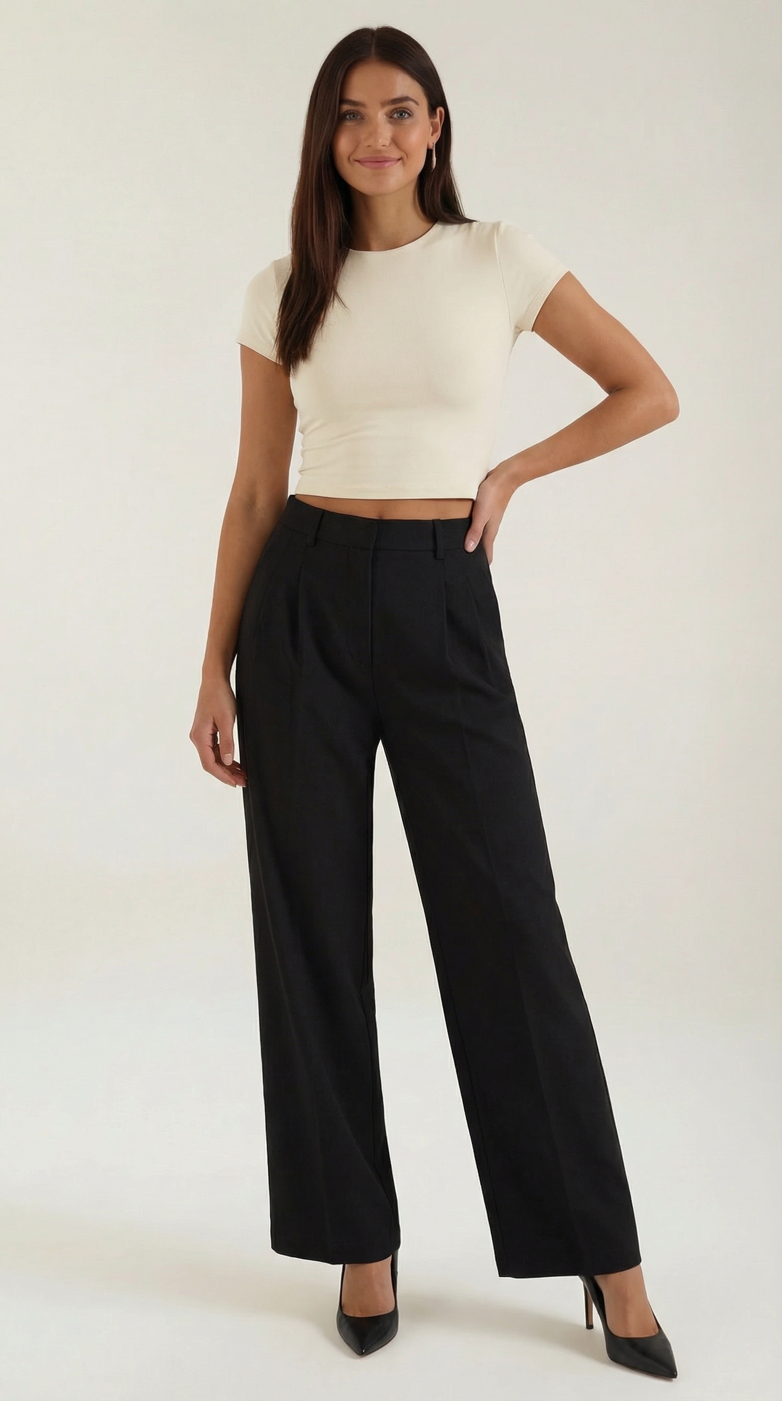 Pantalon Plisado Recto Dorothy