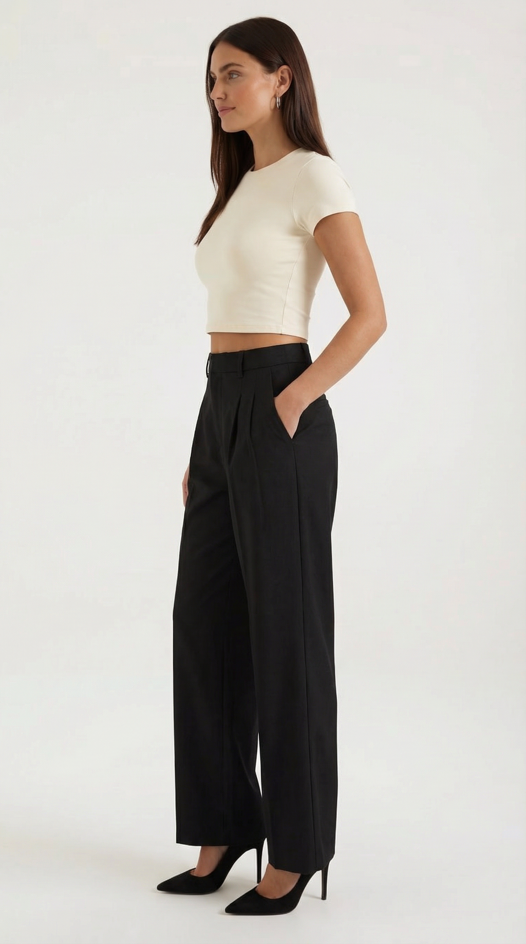 Pantalon Plisado Recto Dorothy