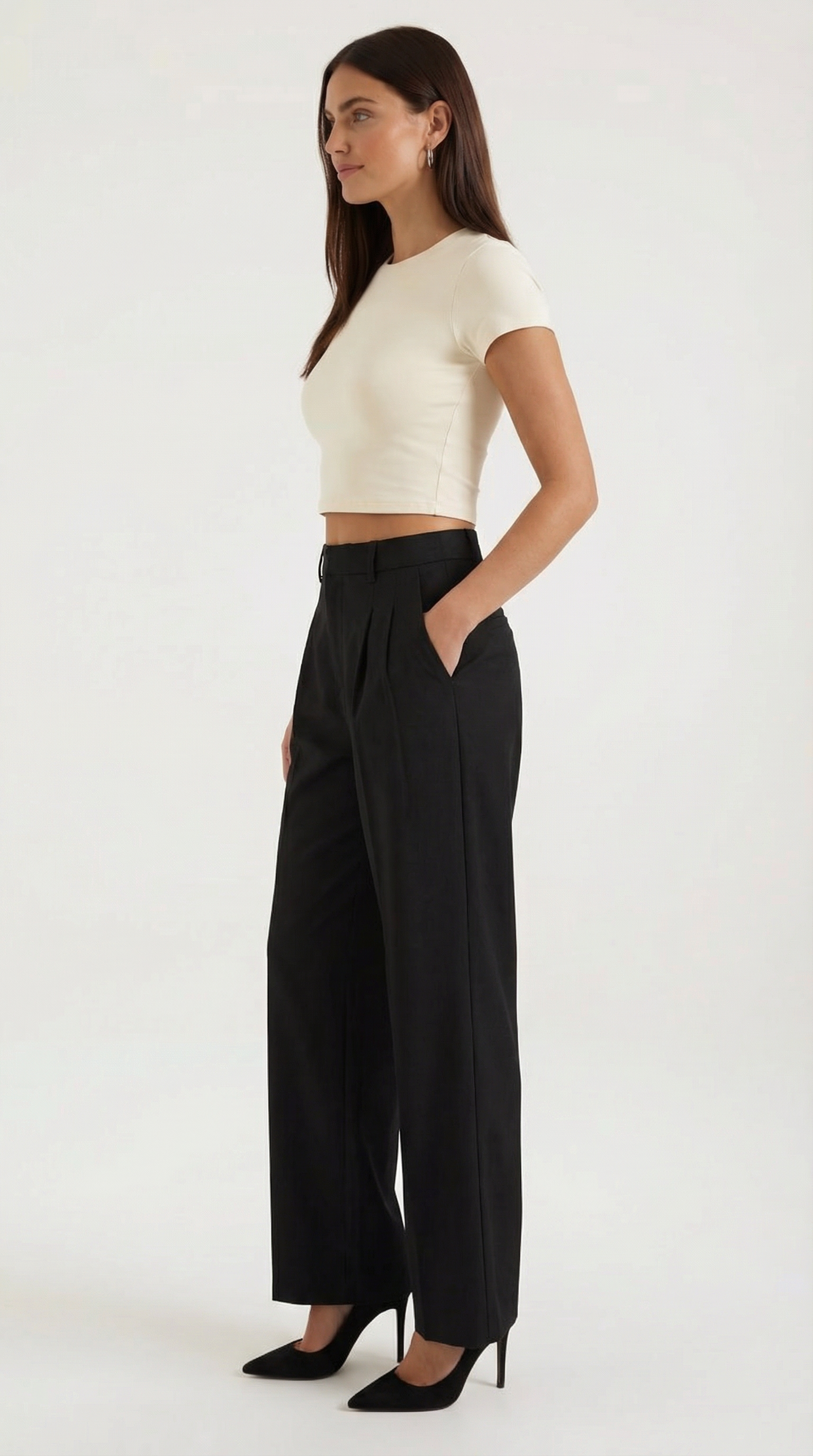 Pantalon Plisado Recto Dorothy