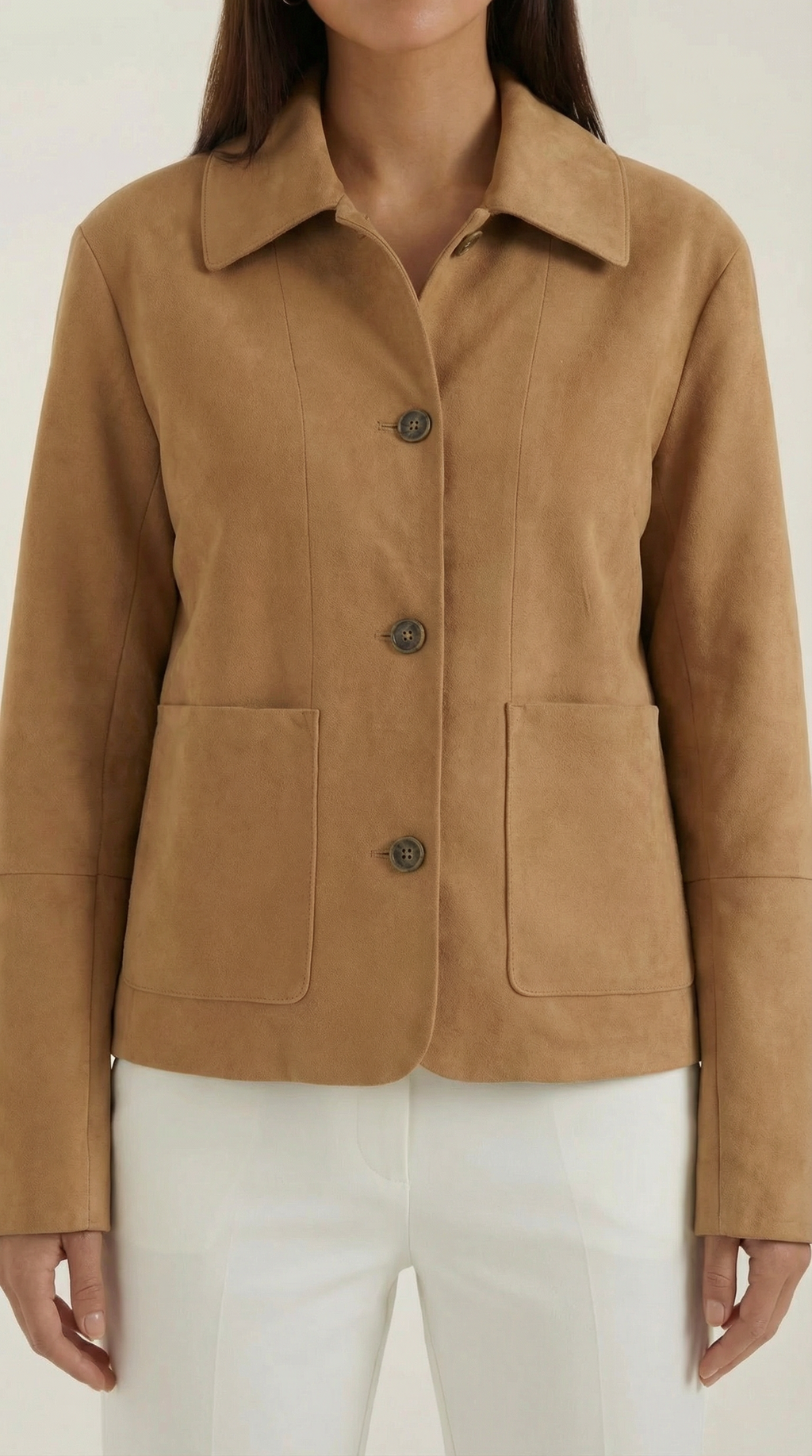 Chaqueta Suave Julie con Cierre de Botones