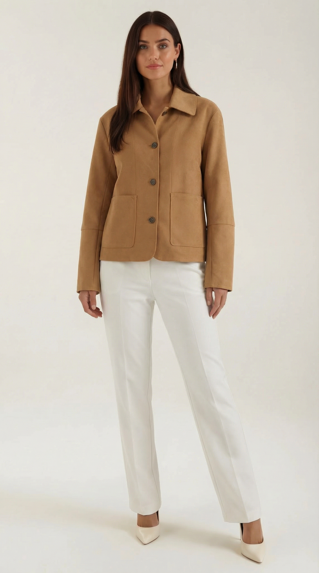 Chaqueta Suave Julie con Cierre de Botones