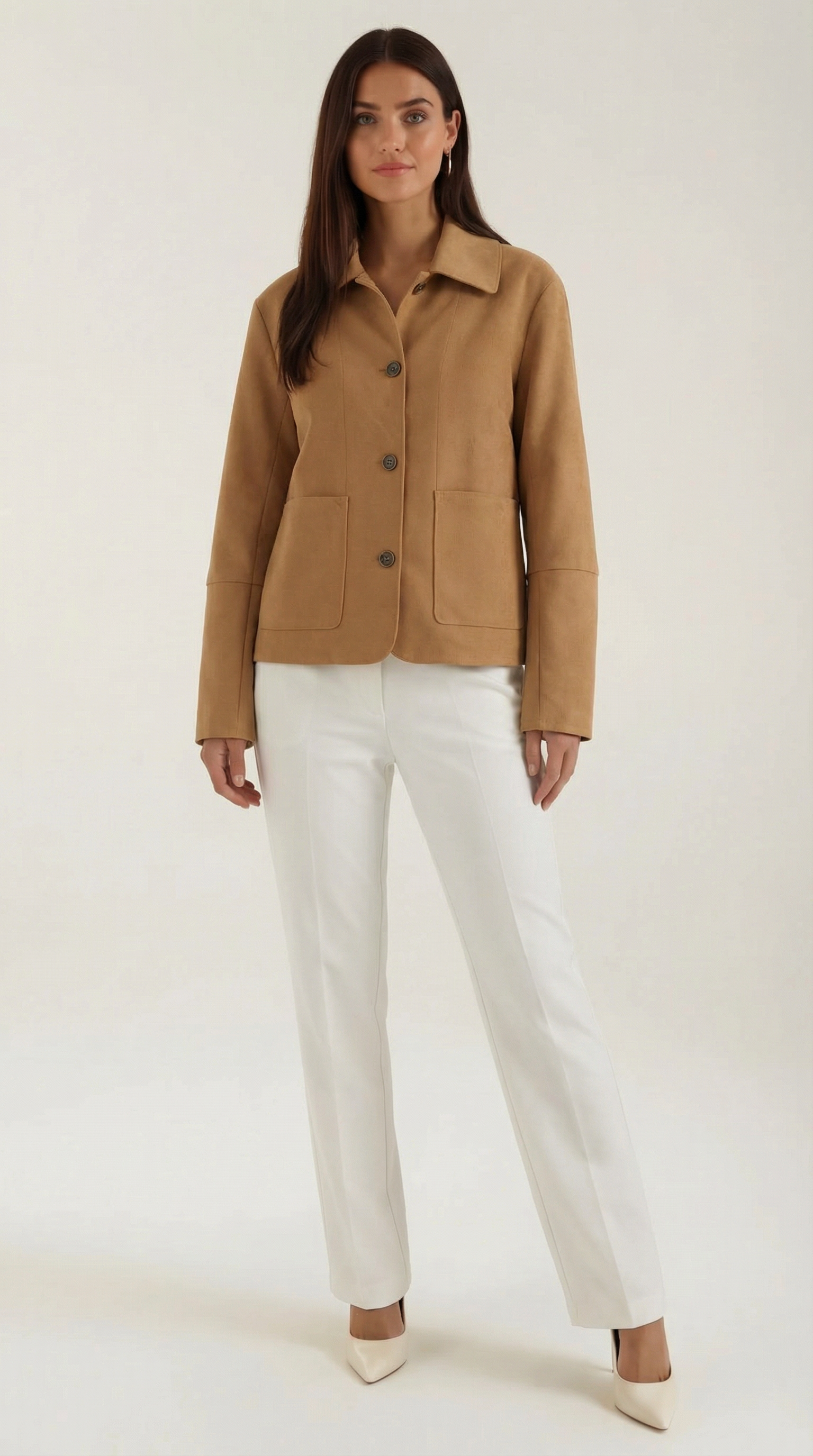 Chaqueta Suave Julie con Cierre de Botones